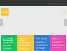 Tablet Screenshot of cursosmeta.com.br